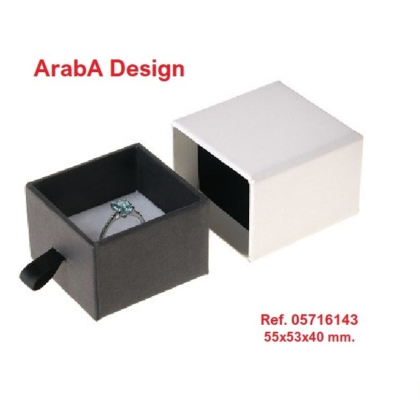 Caja BIP Design multiuso sortija o pendientes 55x53x40 mm.